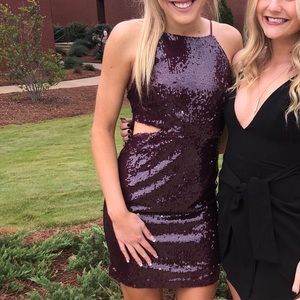 Purple Sequence Dress